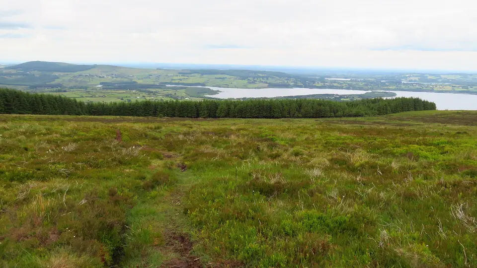 View towards Oghill & Poulaphouca Reservoir from western slopes of Silsean