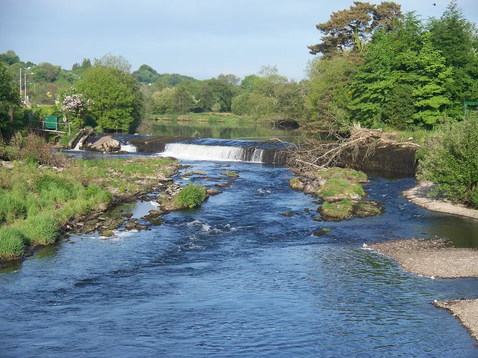 Weir on the river
