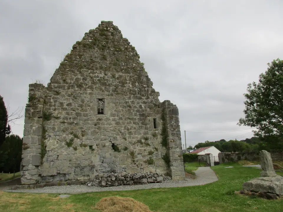 West wall St. Rhuadan's church, Lorrha