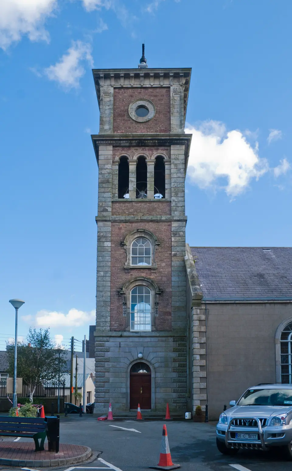 Northern view of the tower of Wexford Friary.