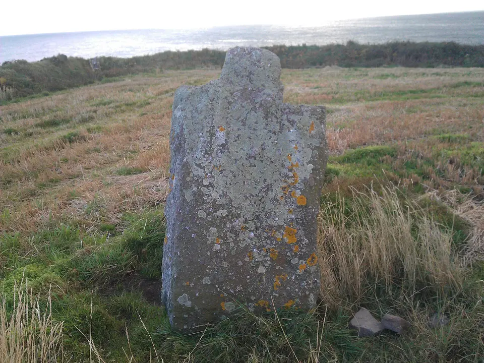 The White Lady standing stone in DunmoreEast Waterford