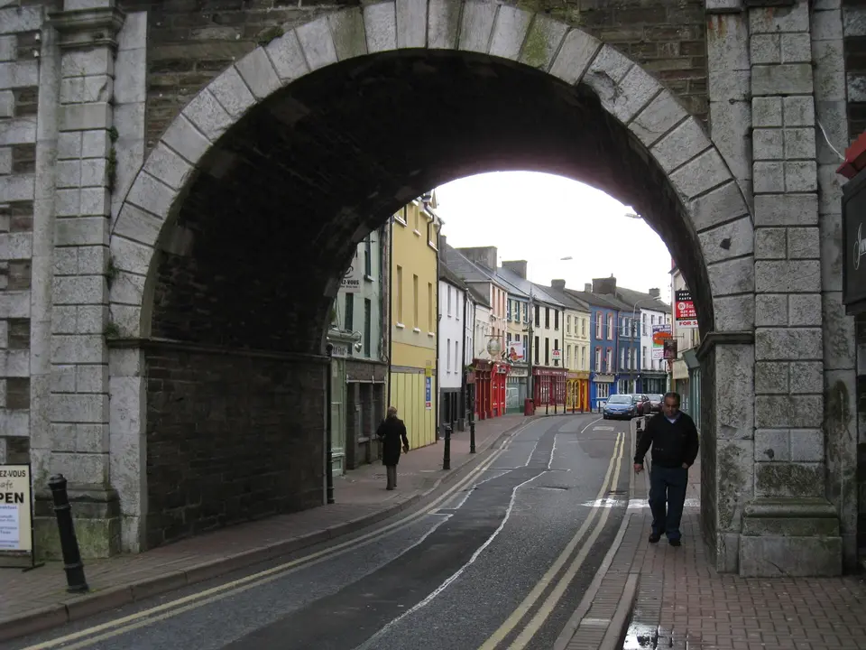 Town of Youghal in County Cork, Ireland